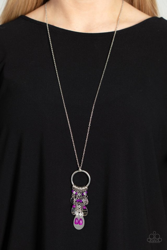 Totally Trolling - Purple - Paparazzi Necklace Image
