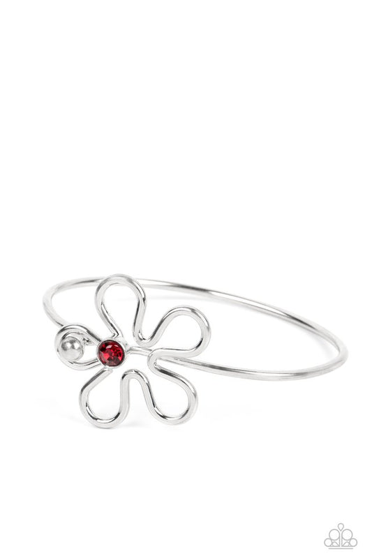 Floral Innovation - Red - Paparazzi Bracelet Image