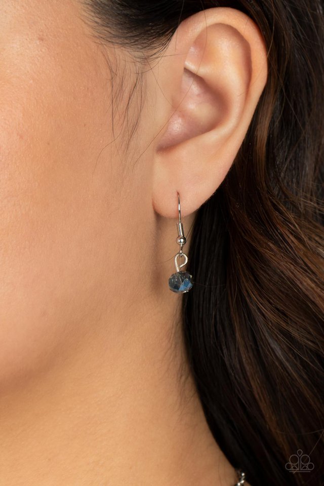 Swinging Shimmer - Blue - Paparazzi Necklace Image