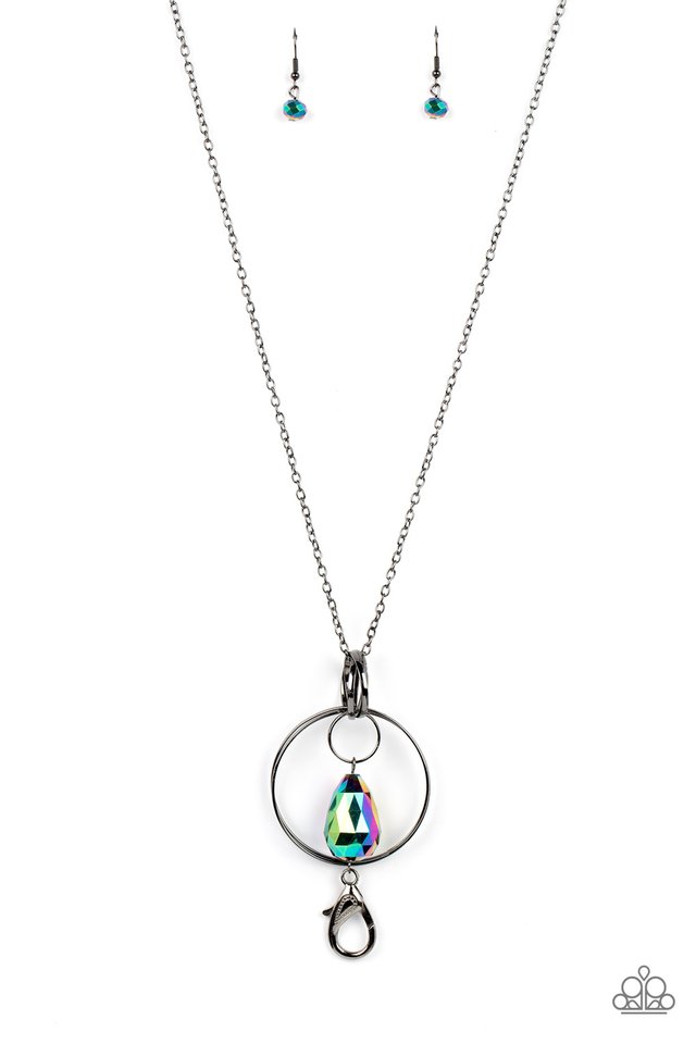 Swinging Shimmer - Multi - Paparazzi Necklace Image