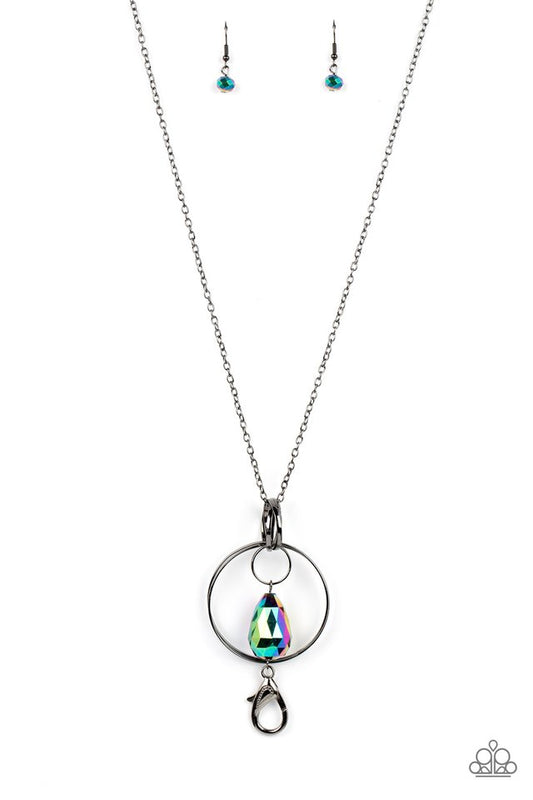 Swinging Shimmer - Multi - Paparazzi Necklace Image