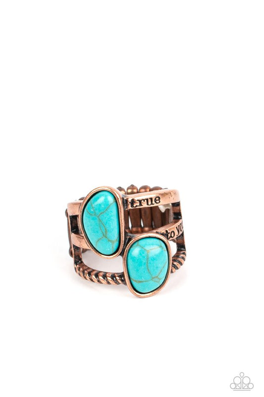 True to You - Copper - Paparazzi Ring Image