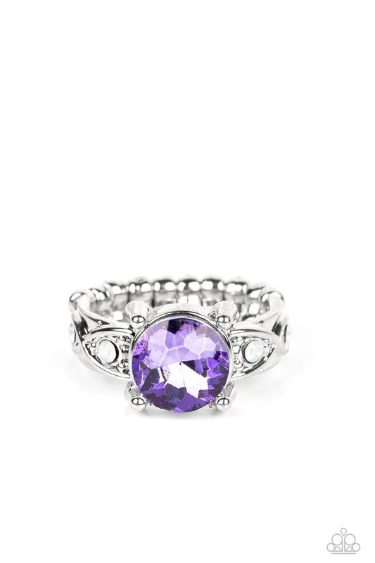 Intergalactic I Do - Purple - Paparazzi Ring Image