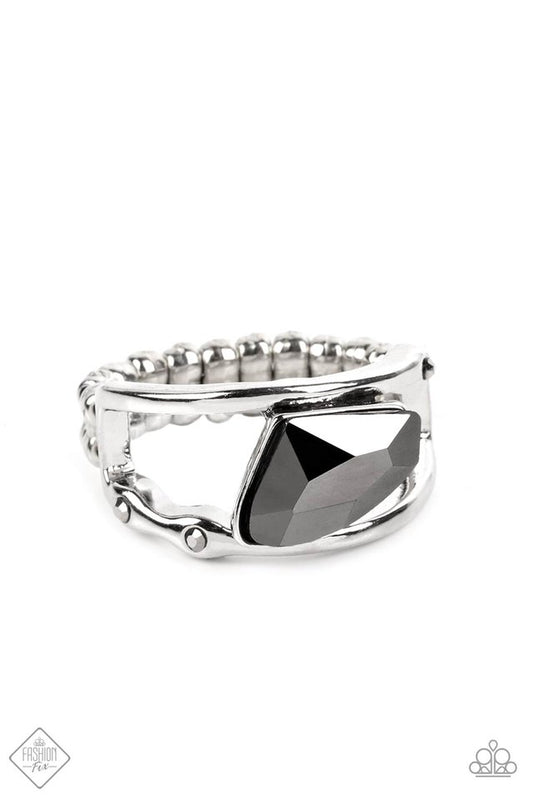 Sculpted Style - Silver - Paparazzi Ring Image