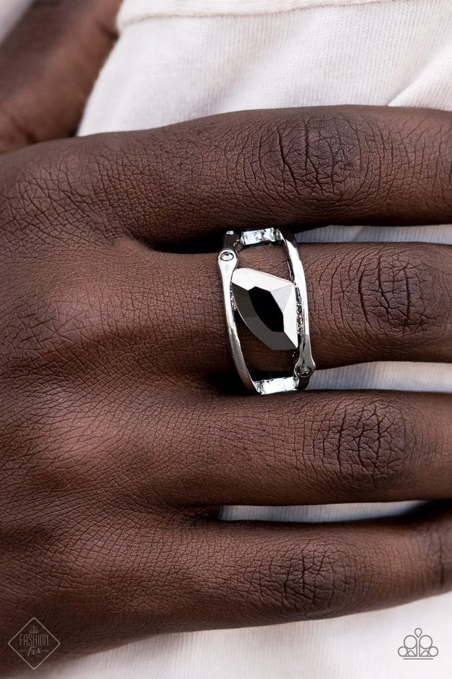 Sculpted Style - Silver - Paparazzi Ring Image
