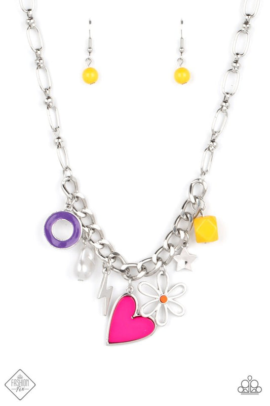 Living in CHARM-ony - Multi - Paparazzi Necklace Image