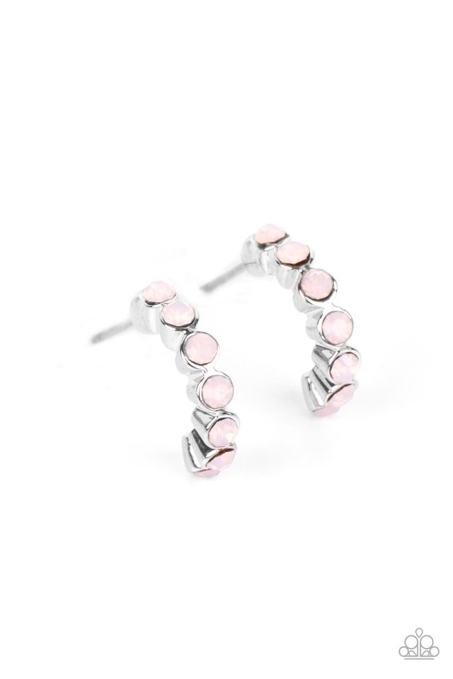 Carefree Couture - Pink - Paparazzi Earring Image