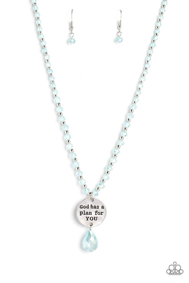 Priceless Plan - Blue - Paparazzi Necklace Image