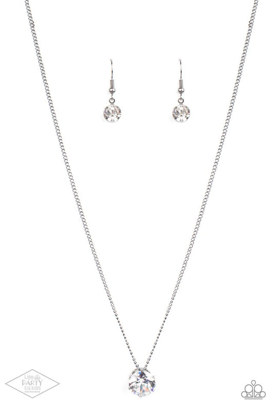 What A Gem - Gunmetal - Paparazzi Necklace Image