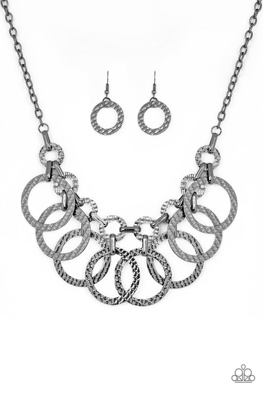 Paparazzi Necklace ~ Jammin Jungle - Black