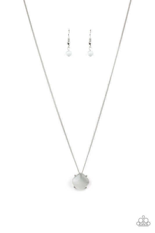 Paparazzi Necklace ~ You GLOW Girl - White