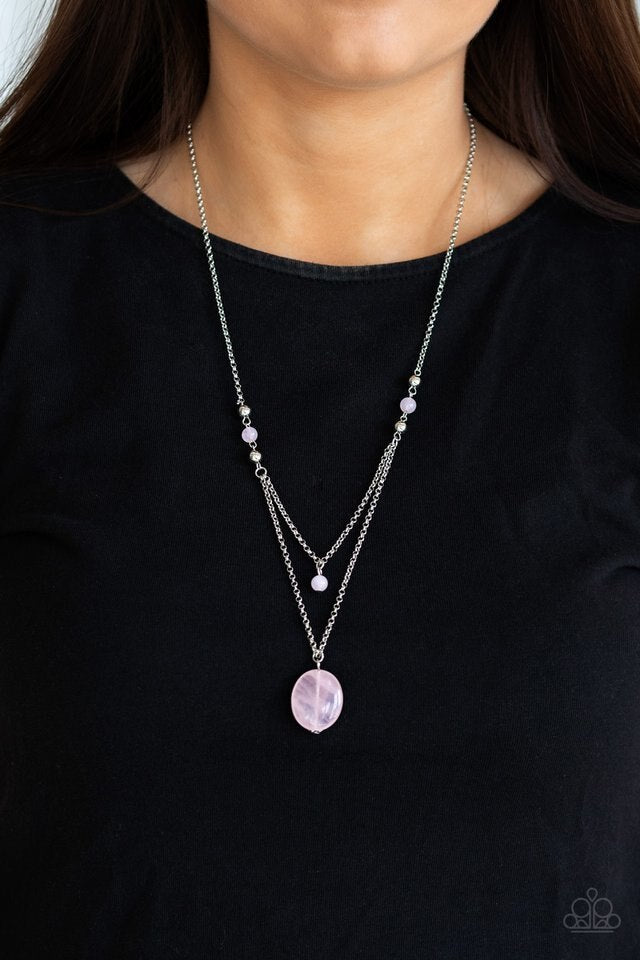 Paparazzi Necklace ~ Time To Hit The ROAM - Pink