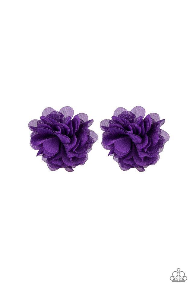 Paparazzi Hair Accessories ~ Basket Full of Posies - Purple